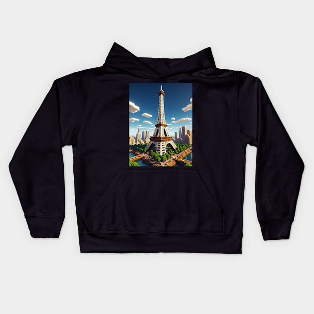 Paris - A Magical city Kids Hoodie by moonister